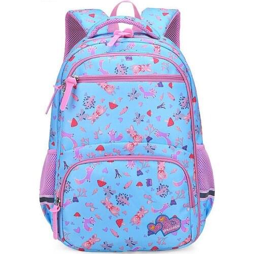 Sweet And Cute Lightweight Casual Backpack Orthopaedics Schoolbags Fashion Waterproof Teenagers Girls Kids School Backpacks