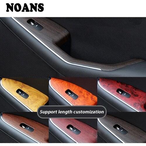 NOANS Auto Premium Wood Grain Vinyl Wrap Film Car Stickers For Skoda Fabia Superb Ford mondeo mk4 mk3 Mitsubishi asx Accessories