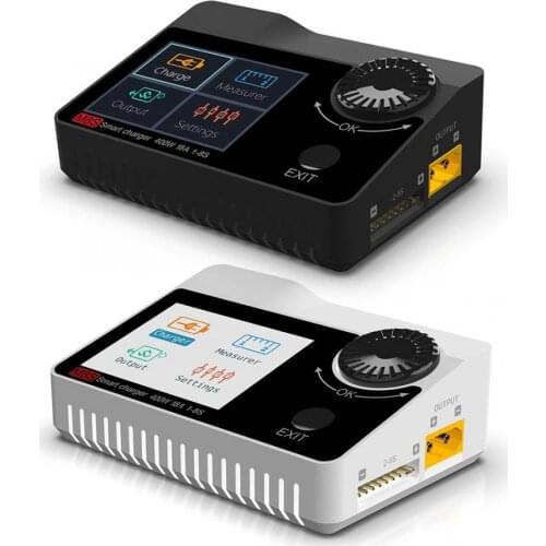 2019 New ToolkitRC M8S 400W 18A 1-8S Balance Airplane Model High Power Lithium Battery Charger Multifunction Charger Discharger