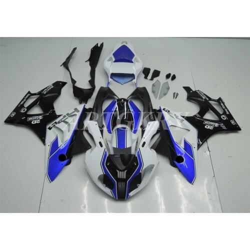 New ABS Plastic Shell Motorcycle Fairing kit Fit For BMW S1000RR 2009 2010 2011 2012 2013 2014 Bodywork set Blue Black