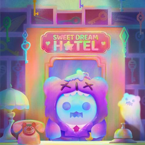 Blind Box Toys Original ShinWoo Ghost Hotel Series Model Confirm Style Cute Anime Figure Gift Surprise Box