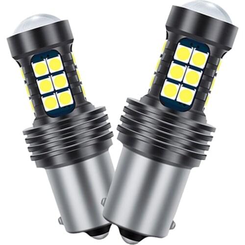 2Pcs1156 BA15S LED Driving Lamp Canbus Error Free DRL Daytime Running Light for Volkswagen VW POLO Passat B7 B6 CC Golf Tiguan