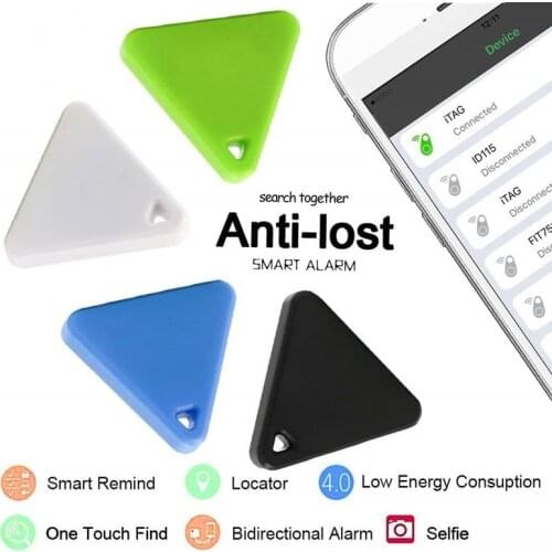 Pets Smart Mini GPS Tracker Anti-lost Alarm Tag Wireless Bluetooth Tracker Child Bag Wallet Key Finder Locator Anti Lost Alarm