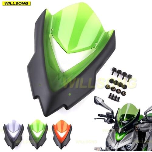 Windscreen Air Wind Deflector Windshield Glass Screen Pare-brise For KAWASAKI Z1000 2014-2020 Year Motorcycle Accessories