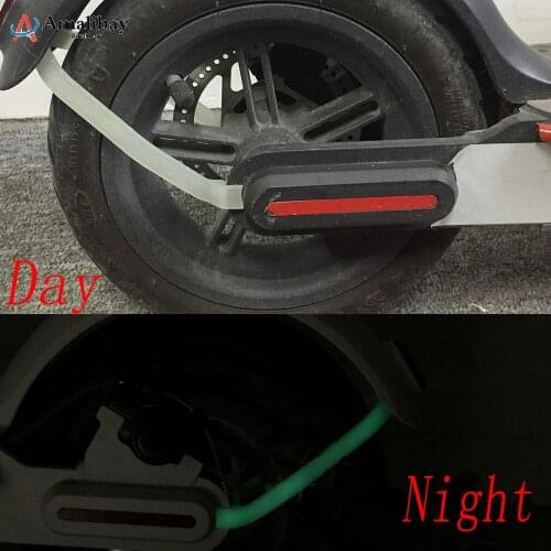 3D Printed Luminous Rear Mudguard Bracket for Xiaomi M365 Scooter Fender Support Protection Cable M365 Pro Scooter Accessories