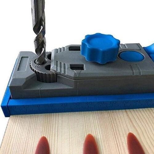2 In 1 Woodworking Straight Hole And Diagonal Hole Positioner Angle Hole Tool For Panel Furniture