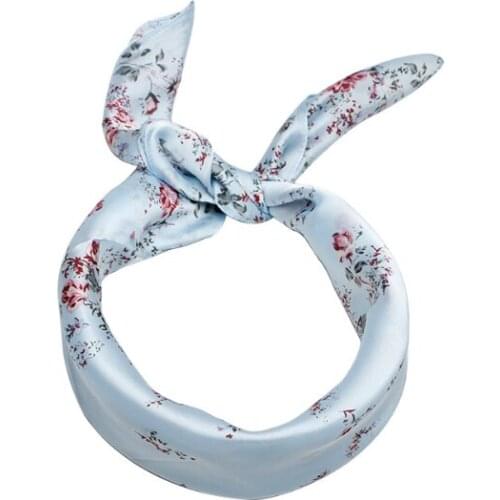 2020 70x70 Profess bib Multipurpose women Silk twill scarf Satin square tie Hairband ladies foulard femme towel bufanda shawl