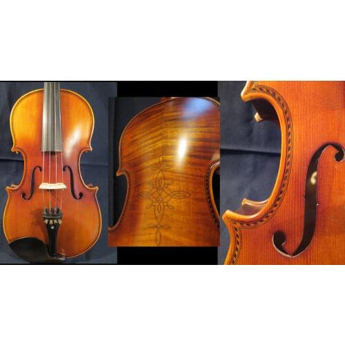 SONG excellent Master carving back 16"viola,rich bigl sound #12464