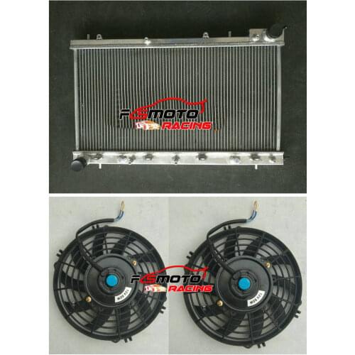 ALUMINIUM RADIATOR + FANS FOR1997-2002 SUBARU FORESTER EJ20 2.0 TURBO