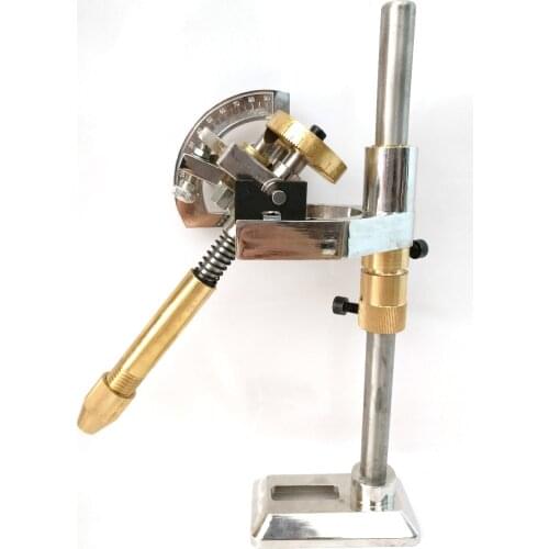 Gem Faceting Machine Grinding Faceted manipulator jewels angle flat mill polishing stone angles 96 index wheels handle dops