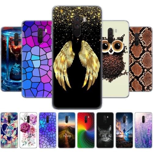 For Xiaomi Pocophone F1 Case For Xiaomi Poco F1 Back Phone Cover For Xiaomi Pocophone F1 Global Silicon Soft TPU Coque Bumper