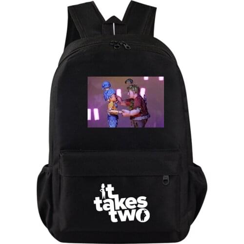 It take two Girls Boys Children Backpack Kids Book Bag Waterproof School Bags Mochila Escolar Schoolbag