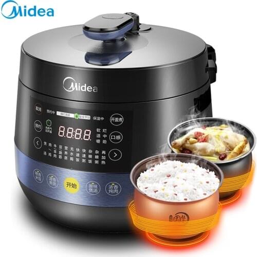 Home 4.8L double bile electric pressure cooker Automatic intelligent Can open cover cooking pressure cooker electric rice cooker
