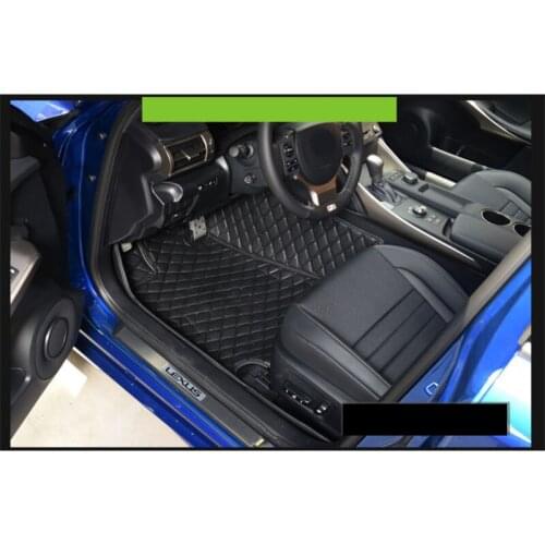 Leather car floor mat for lexus is is200t is300 is250 is350 2005-2020 2018 2019 2017 2016 2015 2014 2013 2012 2011