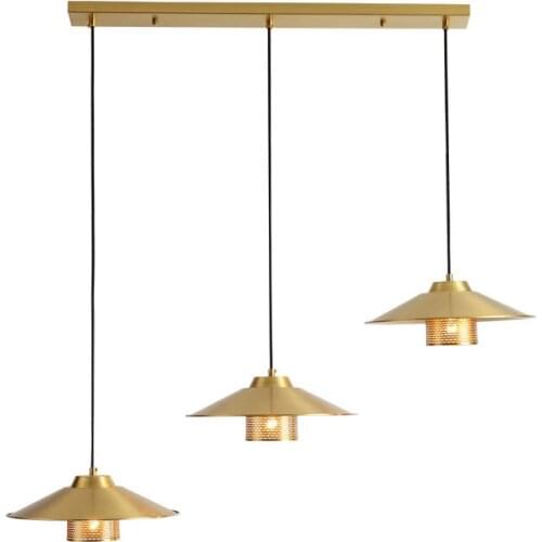 Copper Pendant Light Vintage Industrial Lighting Edison Bulb Copper Lamp Holder American Aisle Lights Lamp 110/220V Light