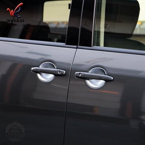 For Mitsubishi Delica D5 2020 2021 Door Handle Bowl Sticker Cover Car Accessories Styling ABS