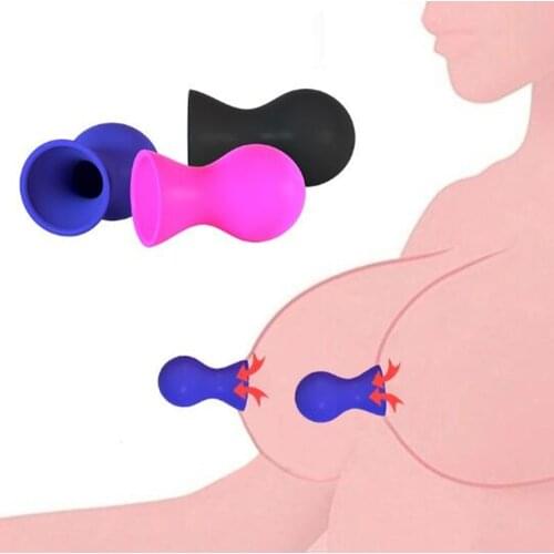 Nipple Pump with Suction Cup Breast Massager Non Vibrating Clitoral Stimulator Nipple Sucker WOmen Female Adult Sex Toys