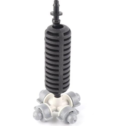 5-30sets Irrigation System 6mm Grey Across Foggy Sprinkler With 4/7mm Hose Connector Weight up Sprinkler Garden Irrigation