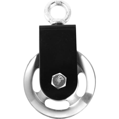 Stainless Steel Lifting Pulley Mute Strength Training Bearing Heavy Single Wheel Swivel Rope Pulley Set Lifting Wheel Tools