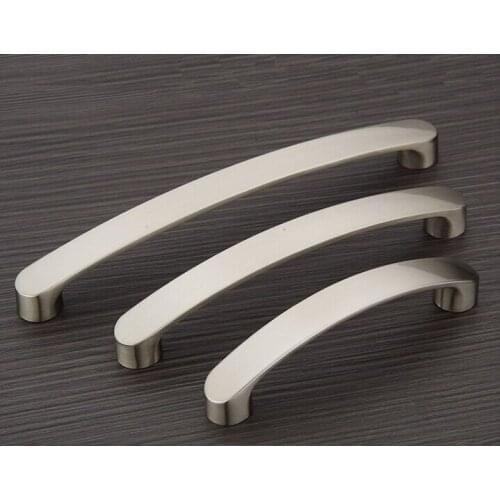 Stain Nickel Kitchen Cupboard Door Drawer Pull Shoe Cabinet Handles And Knob( C:C:160MM L:178MM )