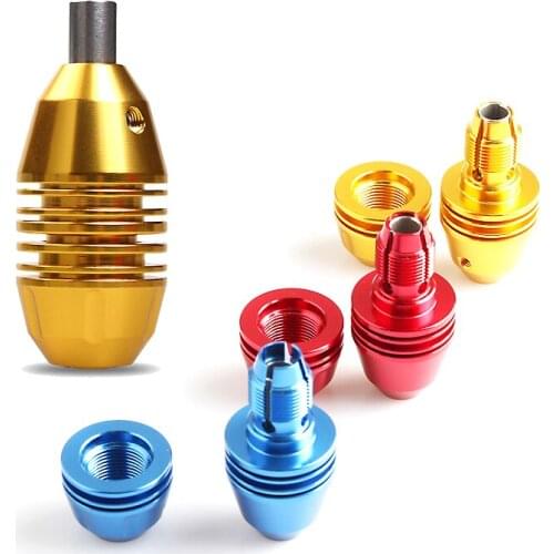 JSCOLOUR Tattoo handle Aluminum Alloy Olive Self-Locking Tattoo Handle Tube For Tattoo Electric Coil Machine 3 Color Choose