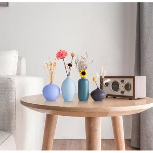 Modern Ceramic Vase creative Tabletop Vases thydroponic containers flower pot Home Decor crafts Wedding decoration