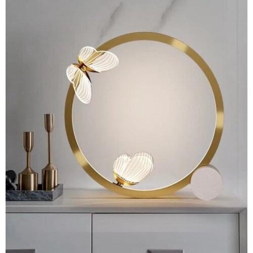 Modern LED Wall Lamp Bedroom Livingroom Wall Sconces Cute Butterfly Acrylic Loft Decoration Luminaire Dropshipping Surface Mount