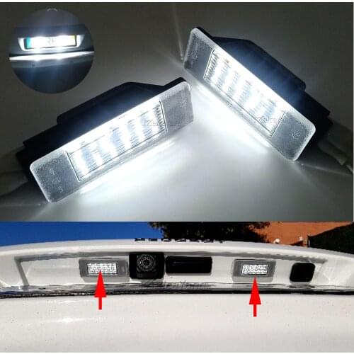 LED License Number Plate Light 6340.F0 6340.A5 6340G9 FOR Peugeot Expert II 1007 308 3008 407 806 508 Citroen C2 C3 C4 C5 C8