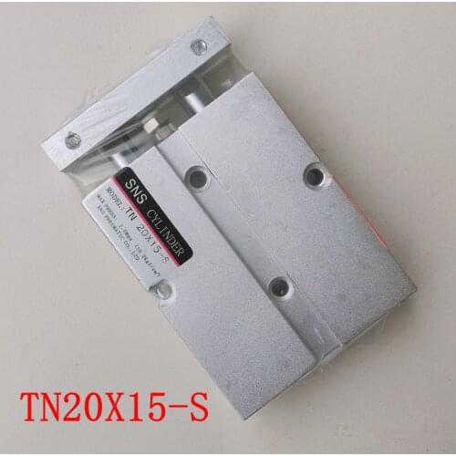 TN20X15-S Twin Rod Air Cylinder With Magnetic Bore 20mm Stroke 15mm TDA20*15-S
