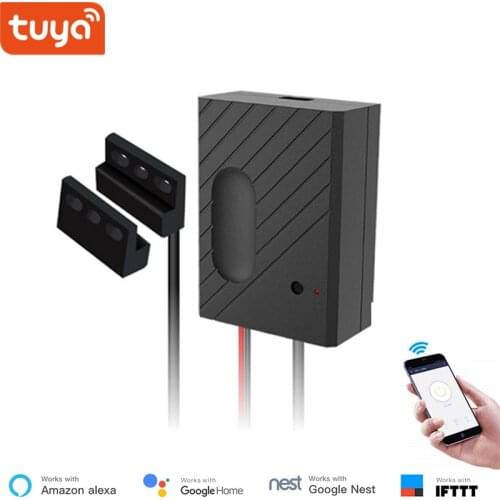 Tuya Smart WiFi Garage Door Switch Smart Controller for Car Garage Door Smart Life App Remote Control Alexa Google Voice Vontrol