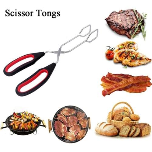 Barbecue Clip Lengthened Stainless Steel Multifunctional Food Clamp Tongs Tools
