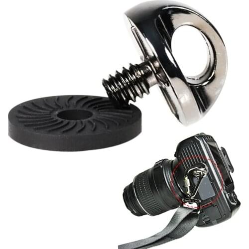 1pc 1/4"Screw Connecting Adapter For Camera Alloy Camcorder Shoulder Adapter Nut Quick Rapid DSLR Sling Strap Camcorder