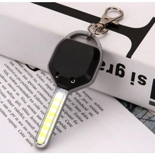 1pcs COB LED Keychain Flashlight KeyChain Keyring Torch Light Lamp Pocket Emergency Camping Hiking Fishing Lamp Backpack Light