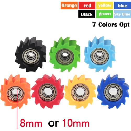 8mm/10mm Motorcycle Chain Roller Tensioner Pulley Wheel Guide for Kawasaki KX250F KX450F Bike New Arrive High Quality