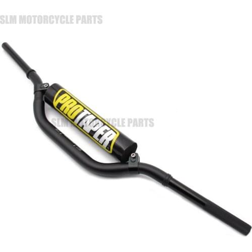 Black 1 1/8" Fat Bar 28mm Handlebars Handle Bar Motorcycle Motocross Pit Dirt Bike CRF YZF KLX RMZ EXC
