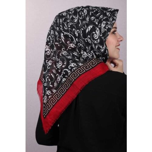 ERBİL PATTERNED LINEN FLAMLI SCARF-DESEN-06-AVAILABLE in