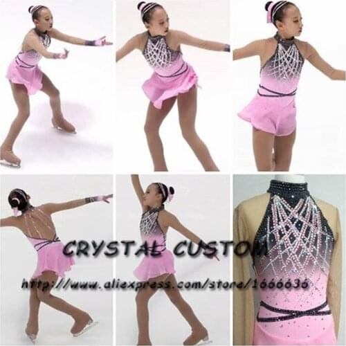 Crystal Custom Ice Skating Dress Adult New Brand Figure Skating Dresses For Competition DR4723