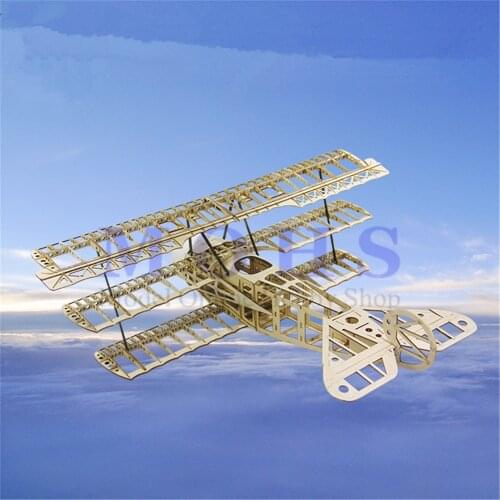 RC aircraft FOKKER DR1 wood airplane kits landing gear cowl hinges blue print COMBO RC scale airplane FOKKER DR1 kits COMBO