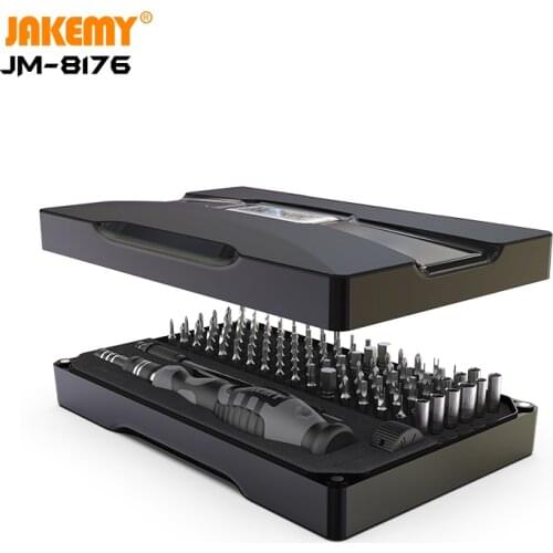 JAKEMY 106 IN 1 Precision Screwdriver Set Magnetic Torx Bit Set Screw Driver for iPhone Tablet PC Electronic Repair Tools Set