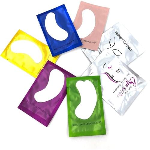 50pairs/lot Eyelash Extension Paper Patches New Paper Patches Eyelash Under Eye Pads Lash Eye Tips Sticker Wraps Make Up Tools