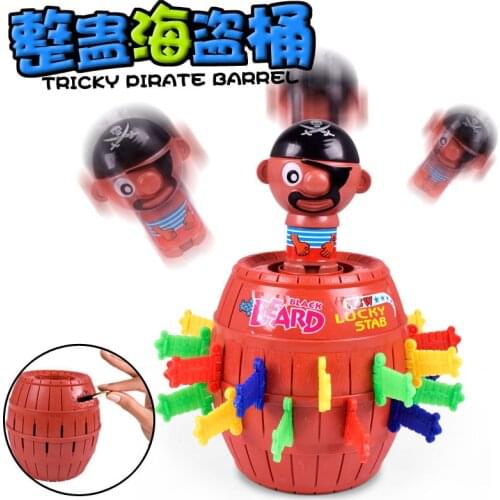 Novelty Toy Pirate Bucket for Kids and adults Lucky Funny Game Toys Intellectual Game For Kids