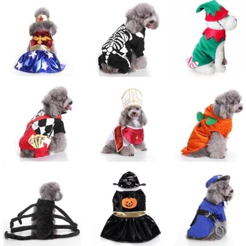 New Pet Clothes Halloween Christmas Warm Various Styles Make-up Clothes for Small and Medium Dog Pet Supplies Dog Accessories
