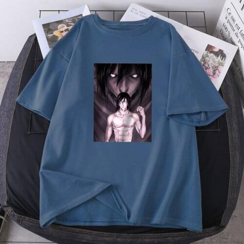 Attack On Titan Outdoor T-shirts Women Fashion Short Sleeve Oversize Tshirts Hip Hop Bodybuilding Tees Tops Ladies Camiaetas