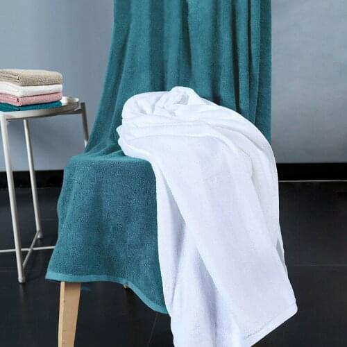 Simple Thick Bath Towel Multicolor Household Hotel Pure Cotton Absorbent Towel Hand Towel Pima Cotton Non-linting Bath Towel