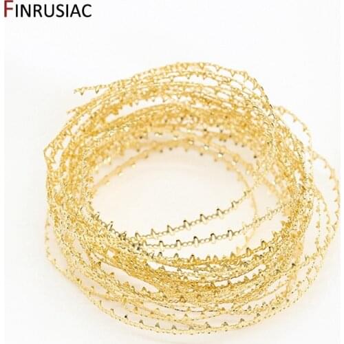 DIY Jewellery Making Accessories 14K Gold Plated Korean Gemstone/Pearl Wire Handmade Jewelry Material Wire