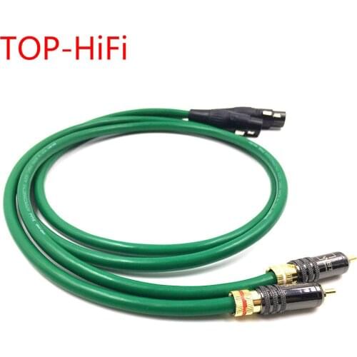 TOP-HiFi Pair Type-WBT-0144 RCA to XLR Balacned Audio Cable RCA Male to XLR Female Interconnect Cable with MCINTOSH USA-Cable