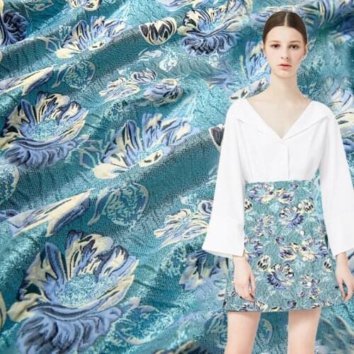 Ladies jacquard dress fabric DIY clothing sewing materials upholstery fabrics dress fabric home textile bedding