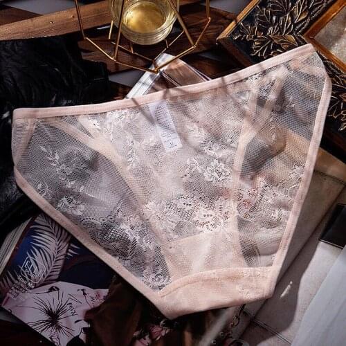 Anewmorn Girls Japanese Lace Seamless Underwear Women Ultra-thin Low-waist Slim Belt Breathable Ladies Sexy Triangle Pants