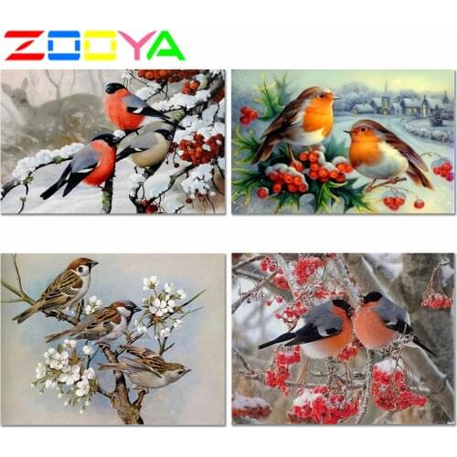 Zooya 5D Diy Crystal Diamond Embroidery Sparrow Full Stickers Diamond Painting Mus Diamond Mosaic 3D Diamond Embroidery 2Jh14