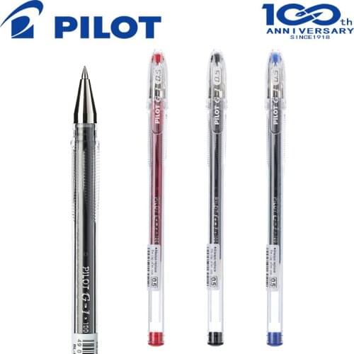 3 PCS PILOT BL-G1-5T Gel Ink Pen 0.5mm Signature Pen Office and School Gel Pen 3 Color School Supplies Stationery